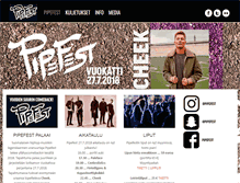 Tablet Screenshot of pipefest.fi